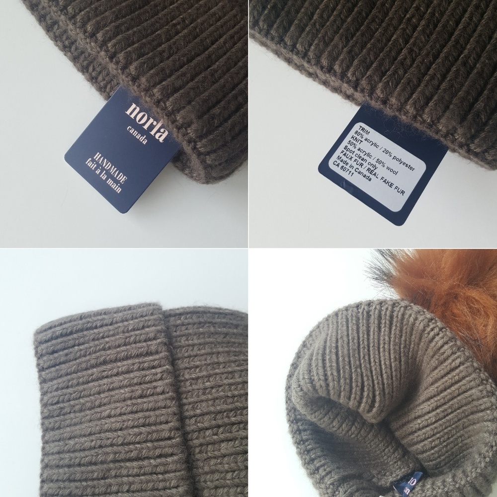 Norla Canada Ribbed Knit Beanie - Picture 5 of 9